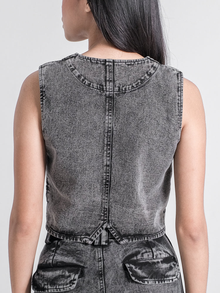 ROMAN DENIM VEST