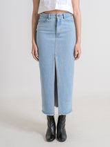EVE DENIM MAXI SKIRT