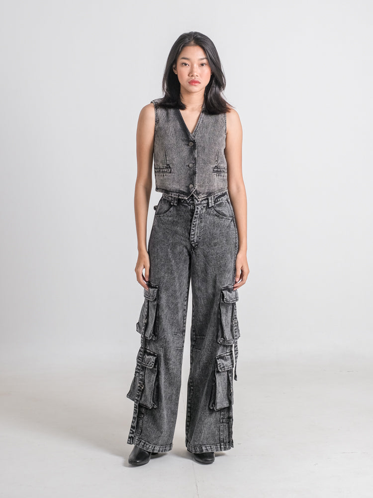 ROMAN DENIM VEST