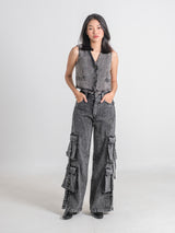 ROMAN DENIM VEST