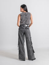 ROMAN DENIM VEST