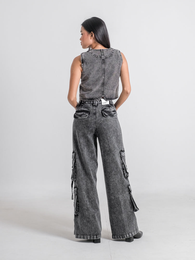 ROMAN DENIM VEST