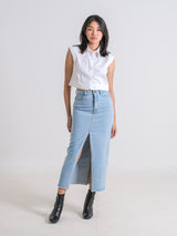 EVE DENIM MAXI SKIRT
