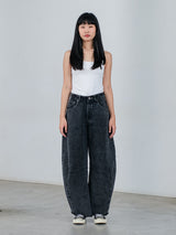 RALPH DENIM BARREL PANTS