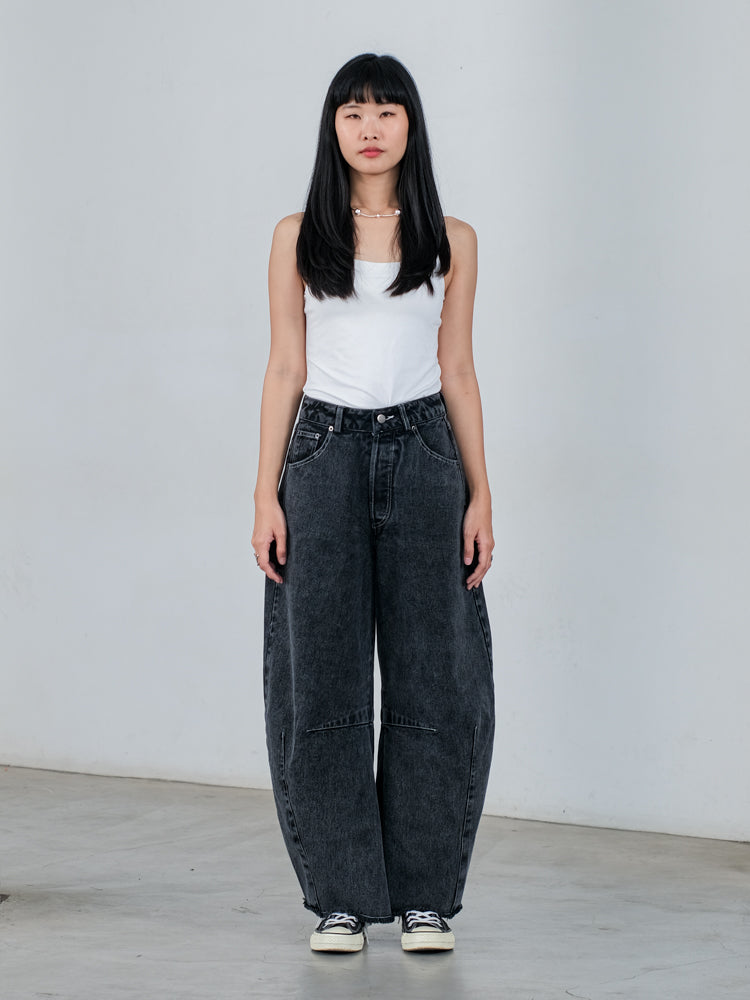 RALPH DENIM BARREL PANTS