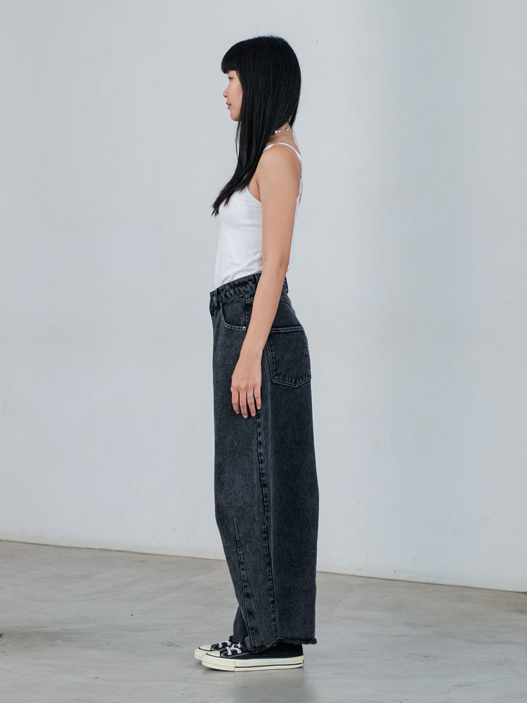 RALPH DENIM BARREL PANTS