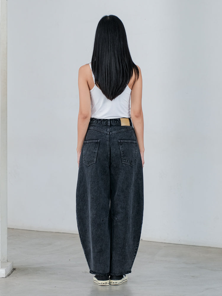 RALPH DENIM BARREL PANTS