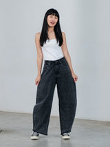 RALPH DENIM BARREL PANTS