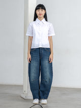 RALPH DENIM BARREL PANTS