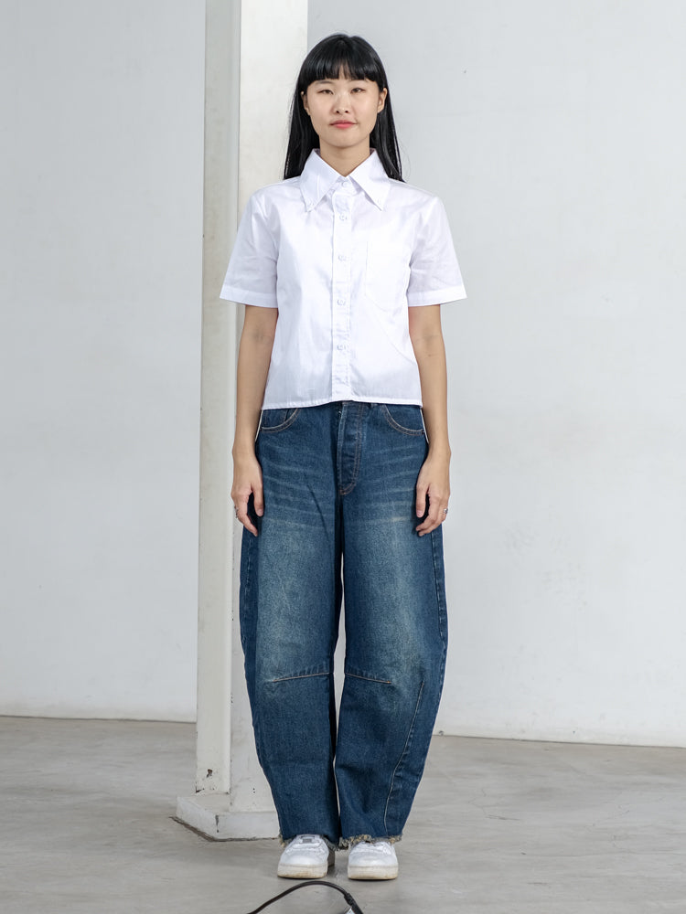 RALPH DENIM BARREL PANTS