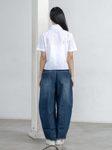 RALPH DENIM BARREL PANTS