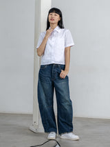 RALPH DENIM BARREL PANTS