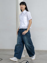 RALPH DENIM BARREL PANTS