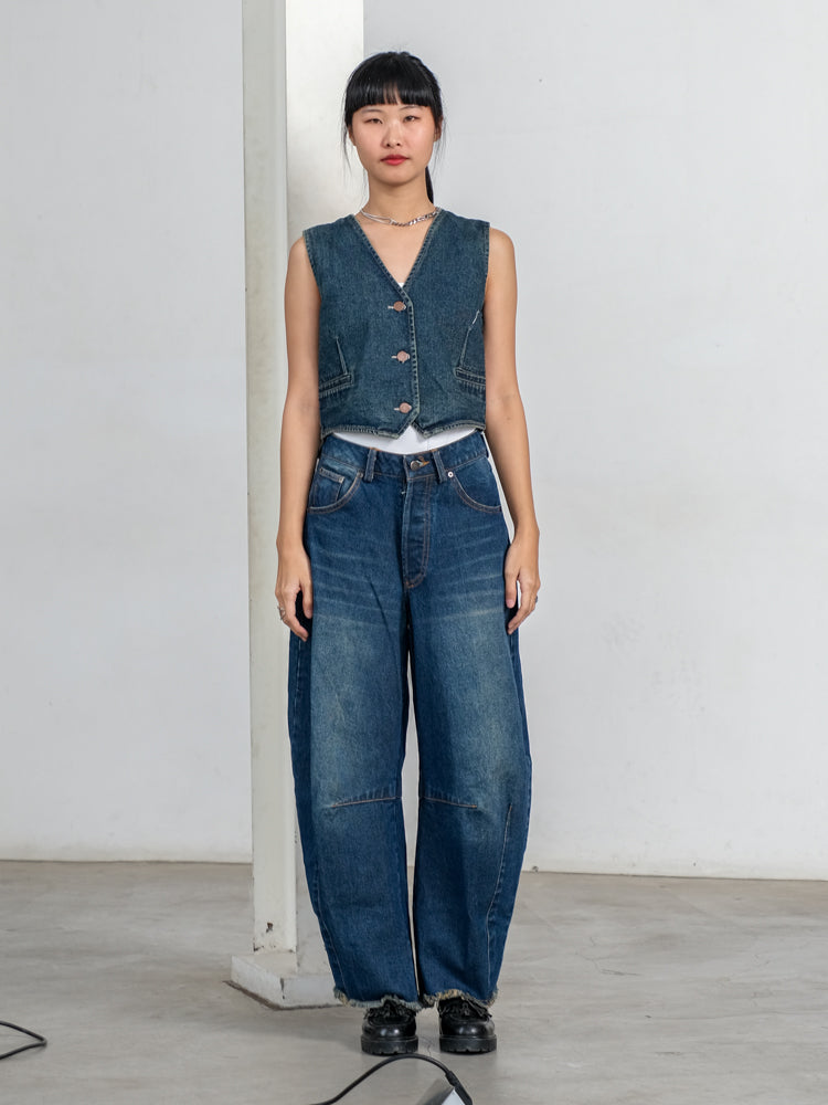 ROMAN DENIM VEST