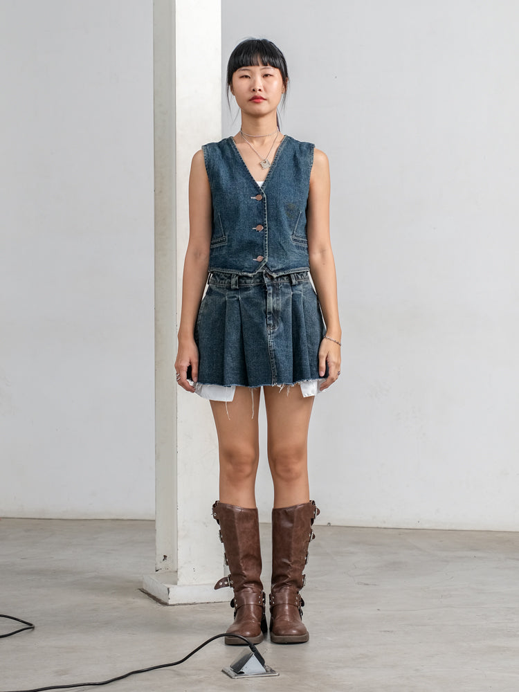 MADISON DENIM SKIRT