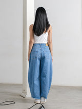 RALPH DENIM BARREL PANTS