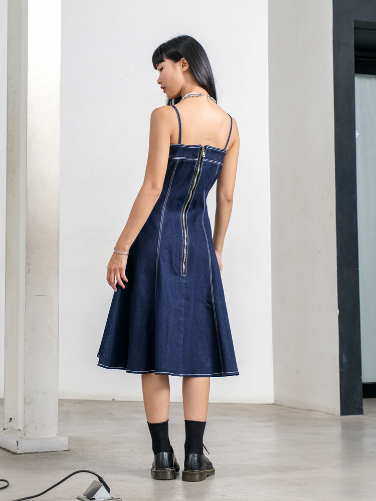 CELINA DENIM DRESS