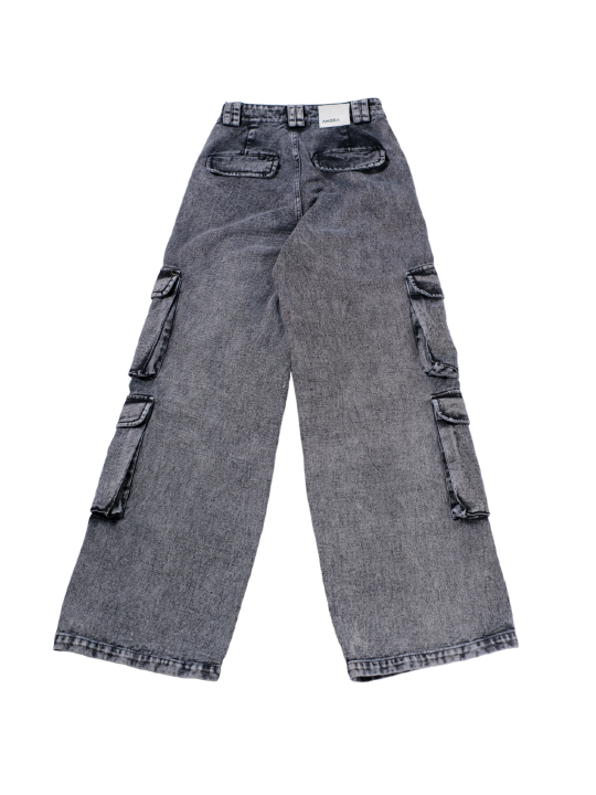 【SATIIIZ】Dale Cargo Bermuda Denim Pants Dale Cargo Bermuda Denim Pants - satiiiz