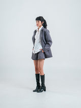HARPER WOOL BLAZER GREY