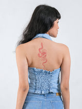 RAVEN DENIM TOPS