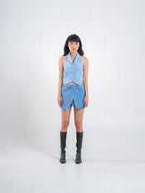 RAVEN DENIM TOPS