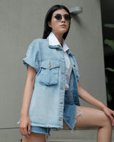 PORSHA DENIM JACKET SHIRT
