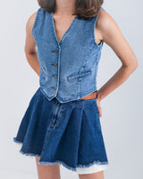 ROMAN VEST BLUE DENIM