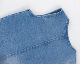 ROMAN VEST BLUE DENIM