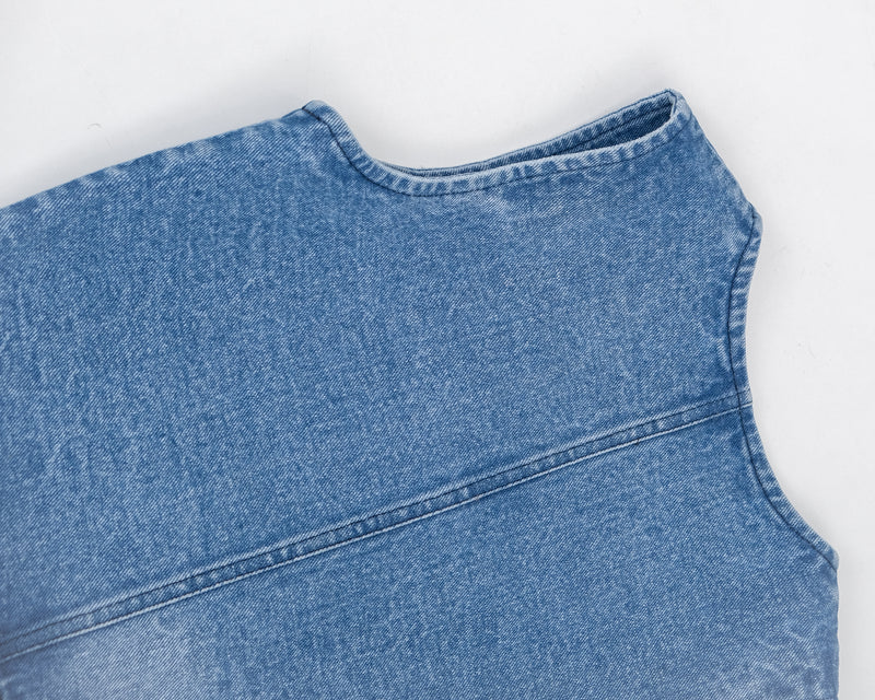 ROMAN VEST BLUE DENIM